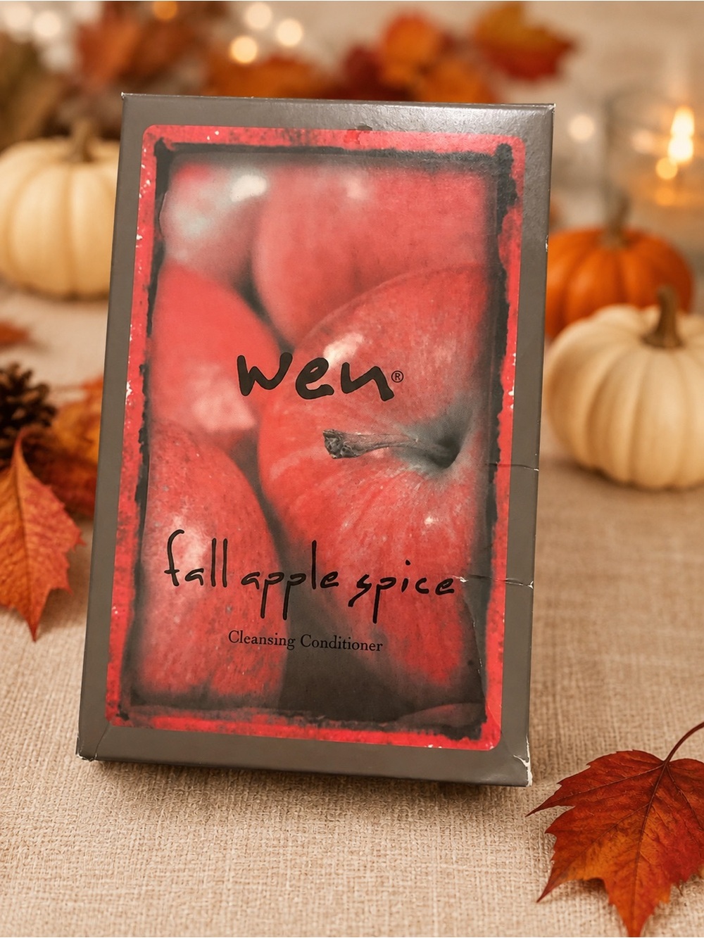 WEN Fall Apple Spice Cleansing Conditioner 16 oz Discontinued w Pump